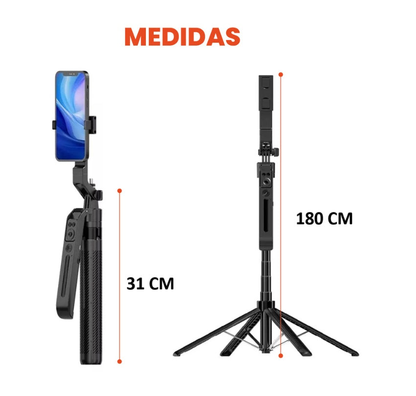Trípode 170 Cm Inteligente Fino Para Celular