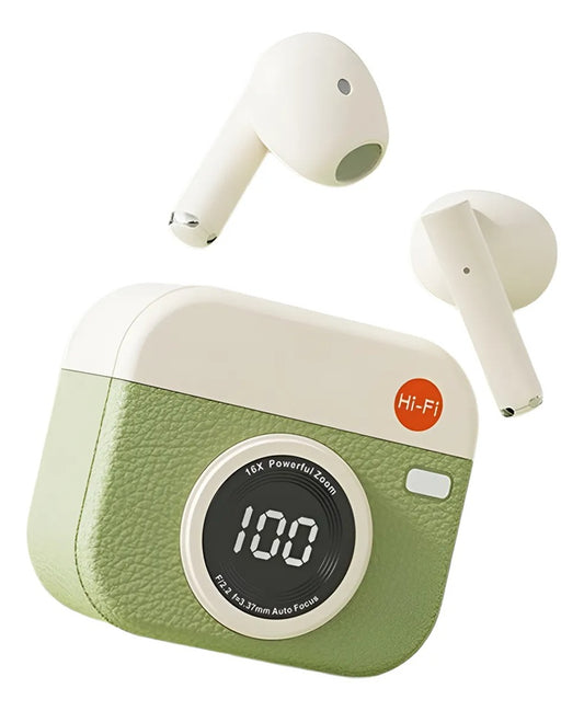 Auriculares Bluetooth Microfono Cancelacion Ruido Premium Verde