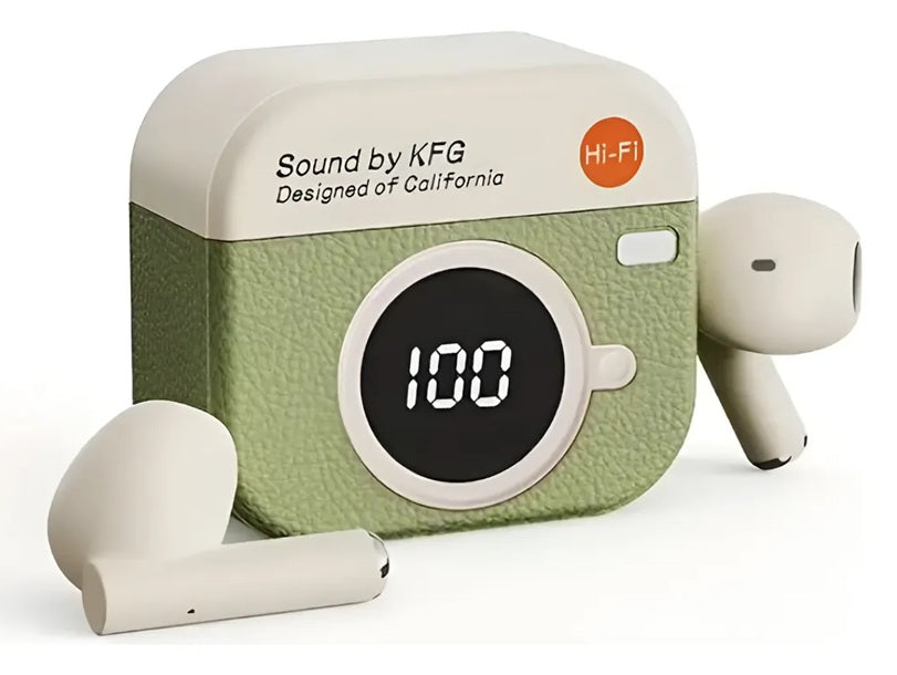 Auriculares Bluetooth Microfono Cancelacion Ruido Premium Verde