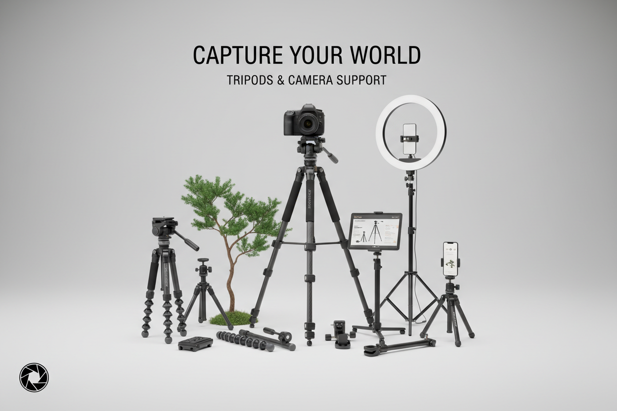 tienda en lines de tripodes y soportes variados